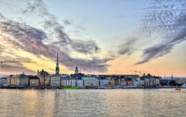 Kuva Tukholman kaupungista